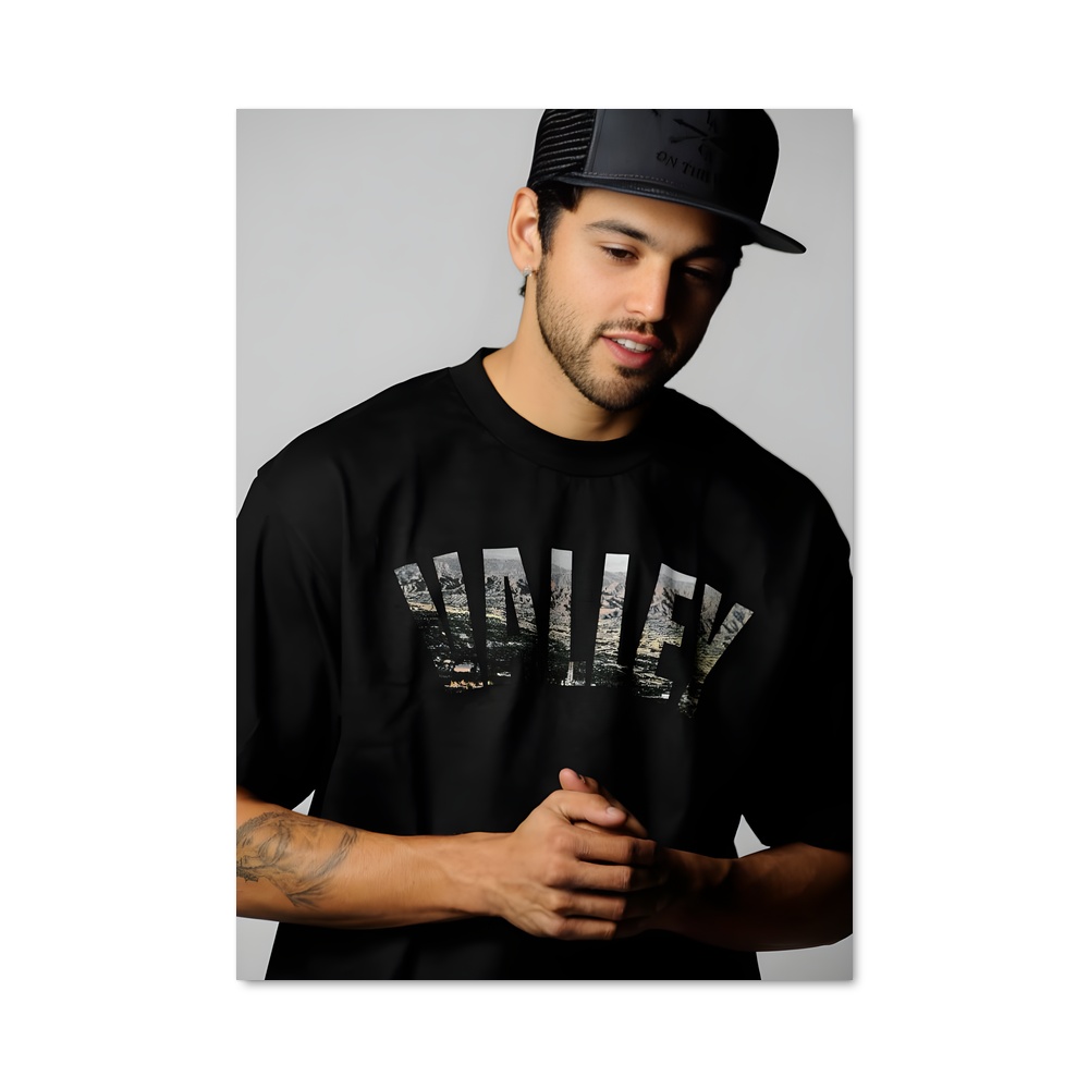 Poster T-Shirt Noir – affiche Skateboard